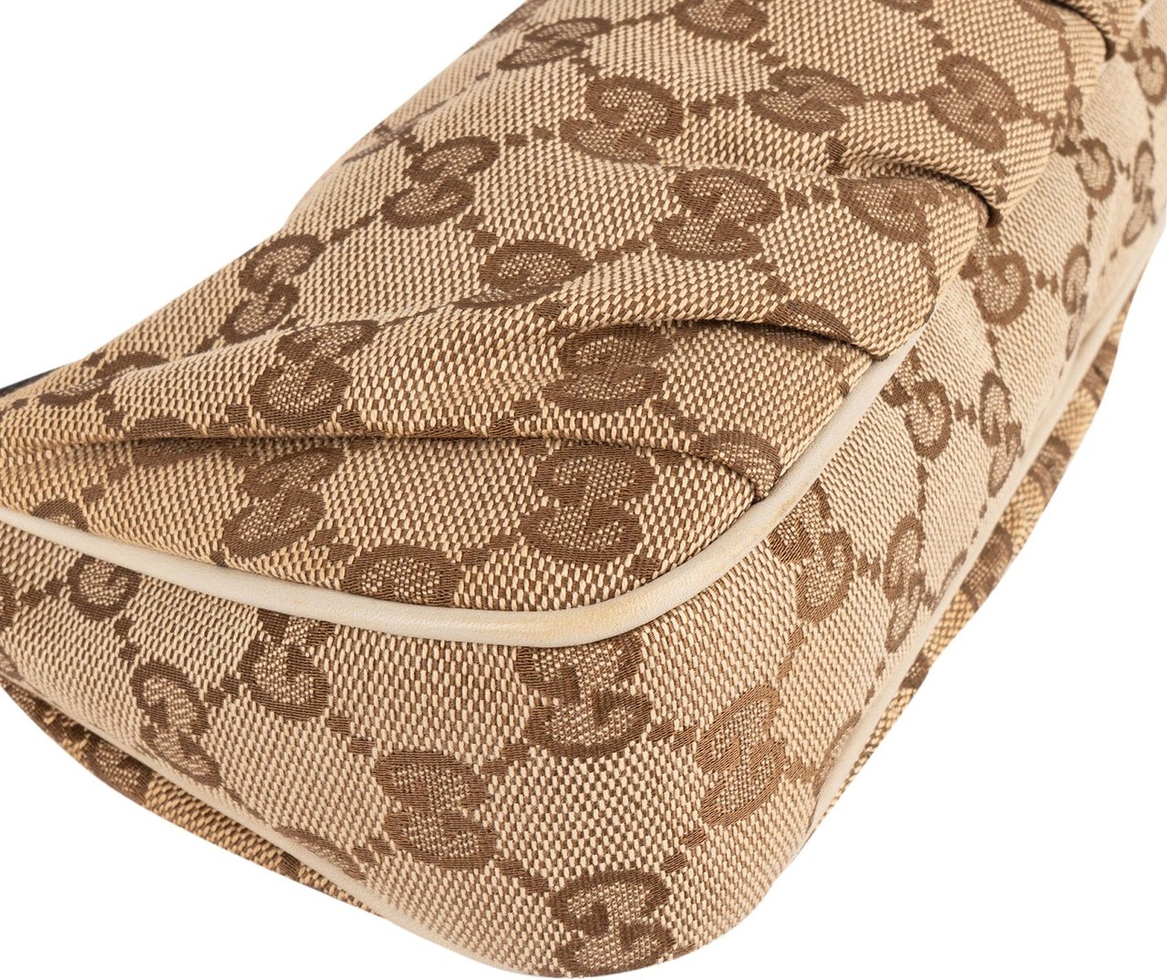 Gucci Gucci Monogram GG Heart Mini Shoulder Bag Beige