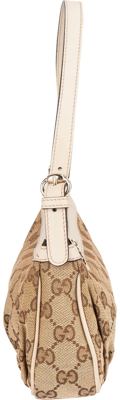 Gucci Gucci Monogram GG Heart Mini Shoulder Bag Beige