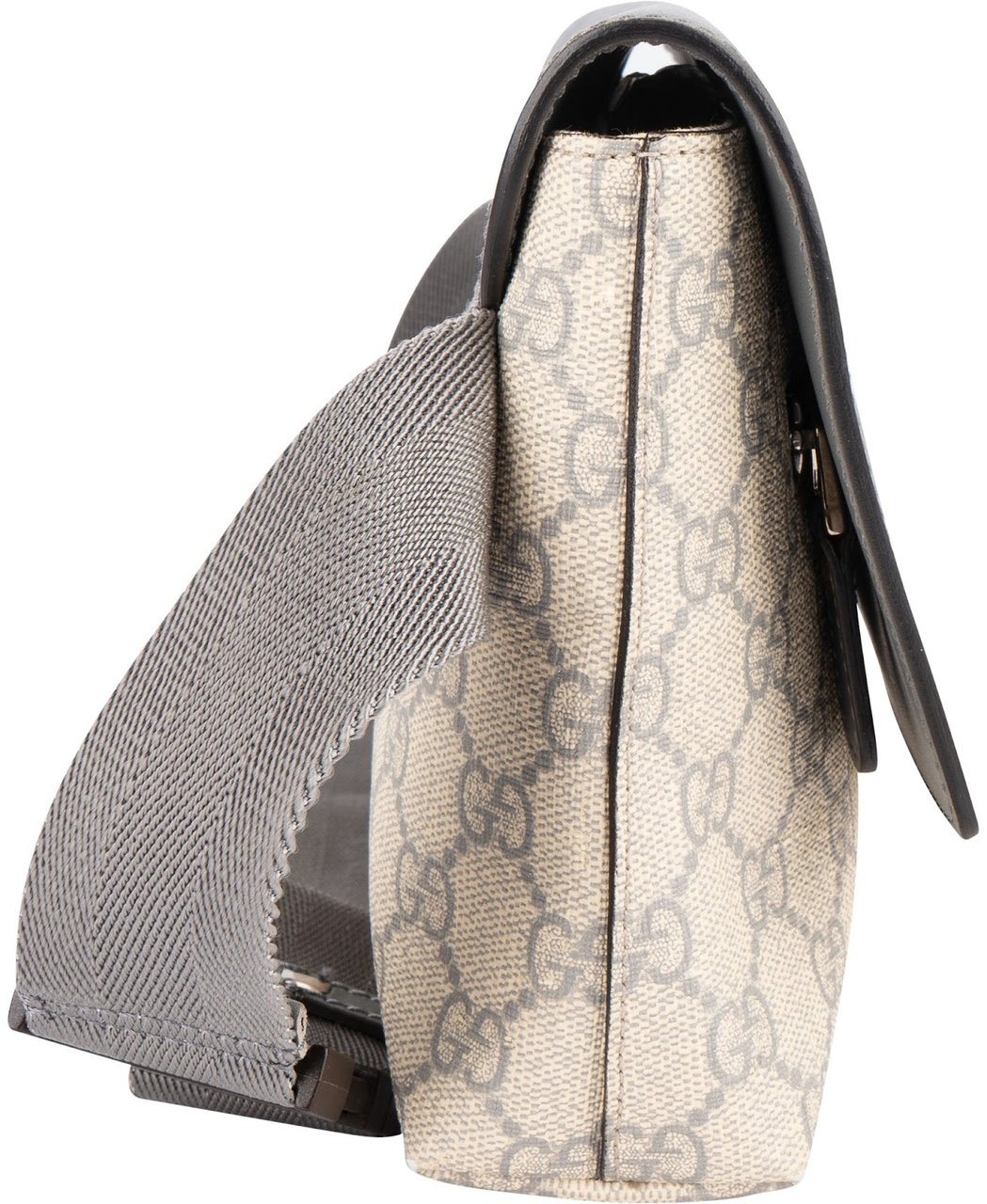 Gucci Gucci Supreme GG Monogram Flap Belt Crossbody Bumbag Beige