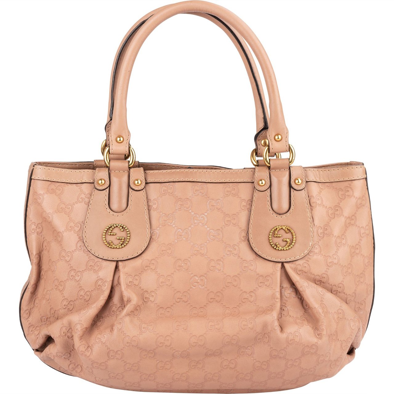 Gucci Gucci Leather GG Monogram Scarlet Handbag Rood