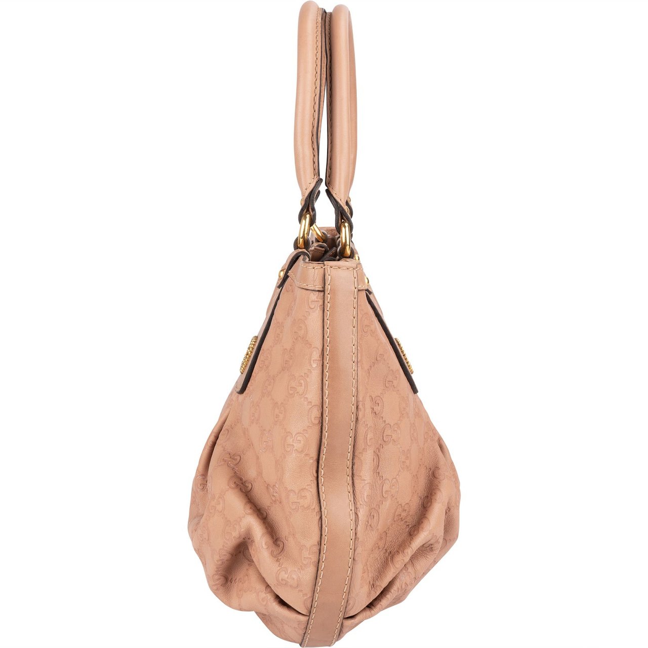 Gucci Gucci Leather GG Monogram Scarlet Handbag Rood