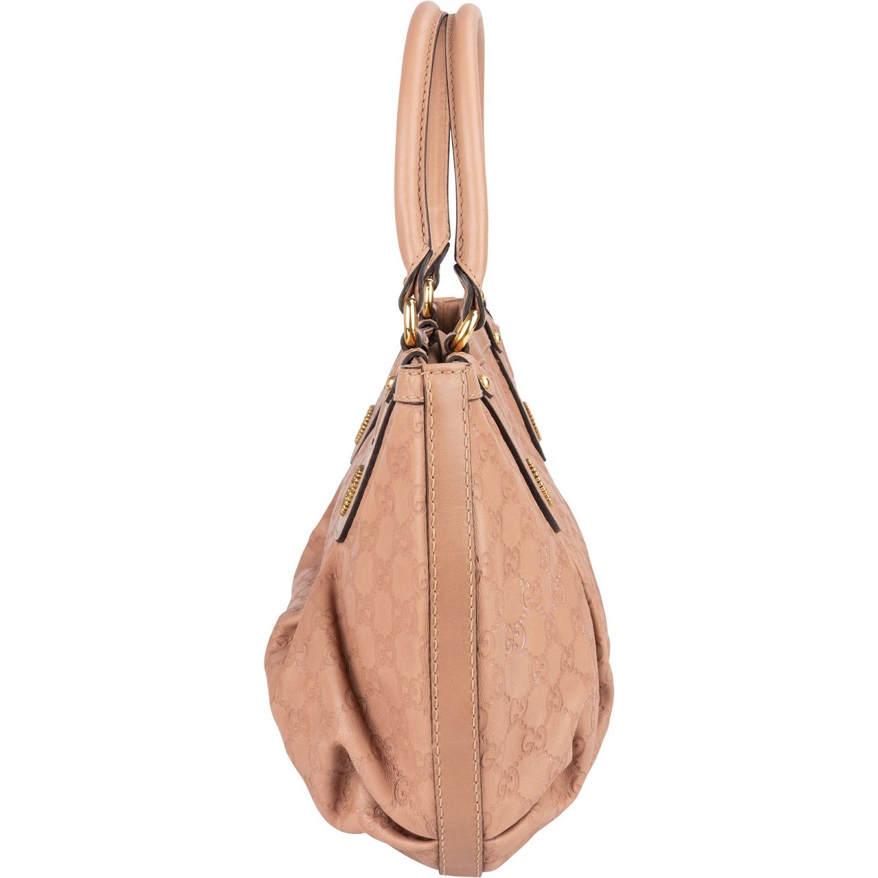 Gucci Gucci Leather GG Monogram Scarlet Handbag Rood