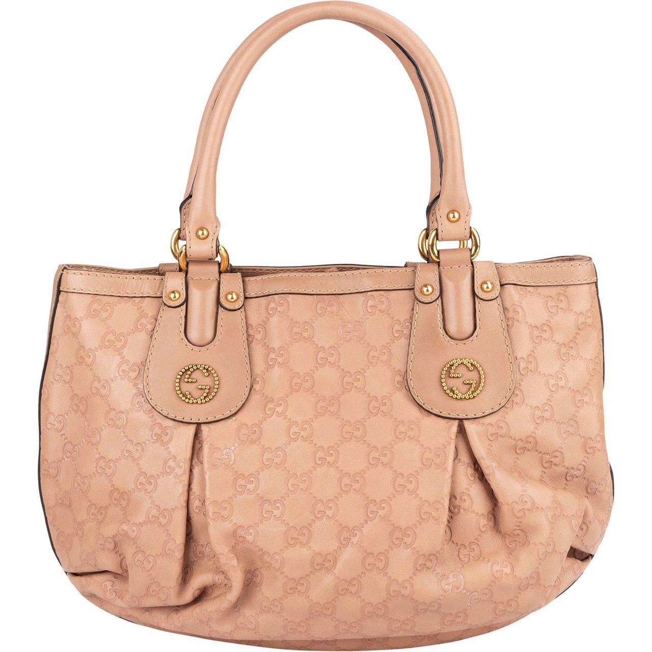 Gucci Gucci Leather GG Monogram Scarlet Handbag Rood