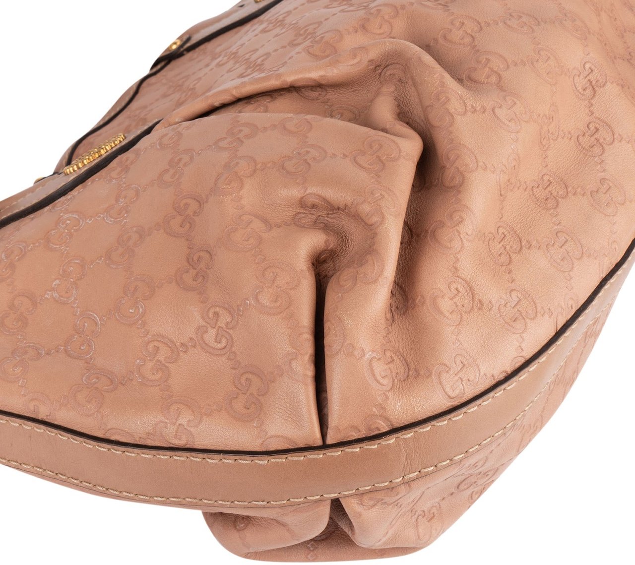 Gucci Gucci Leather GG Monogram Scarlet Handbag Rood