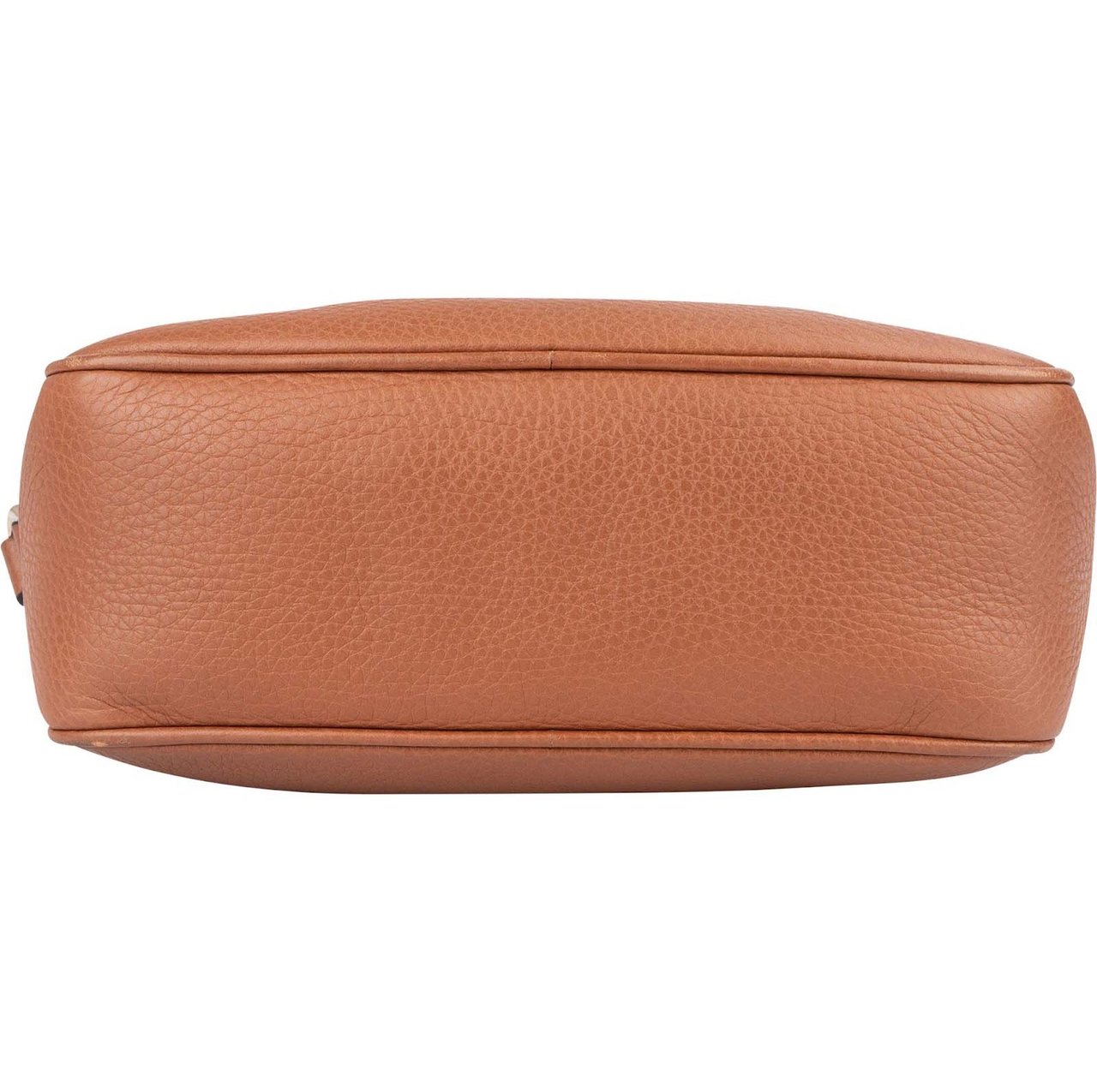 Gucci Gucci Leather GG Soho Crossbody Bag Bruin