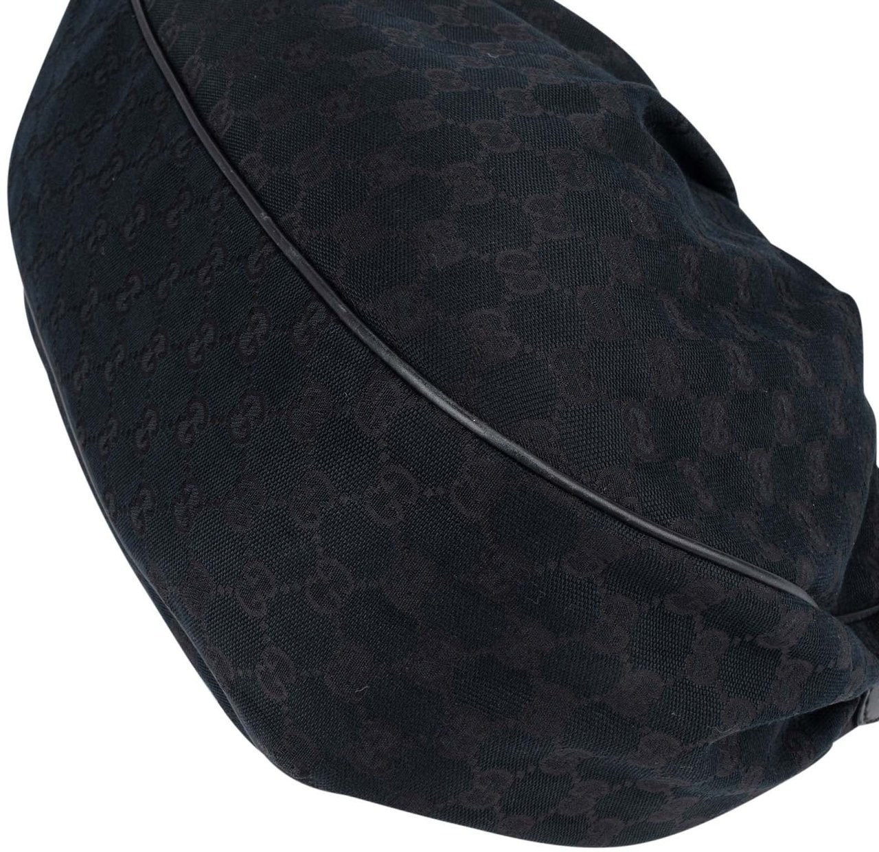 Gucci Gucci Monogram GG  Sukey Hobo Handbag Zwart