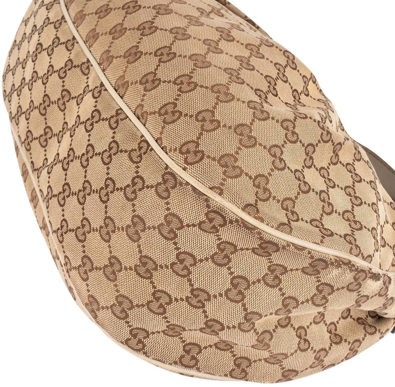 Gucci Gucci Monogram GG Sukey Hobo Handbag Beige