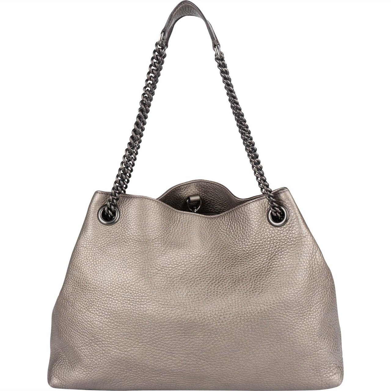 Gucci Gucci Metallic Leather GG Soho Shoulder Crossbody Bag Divers