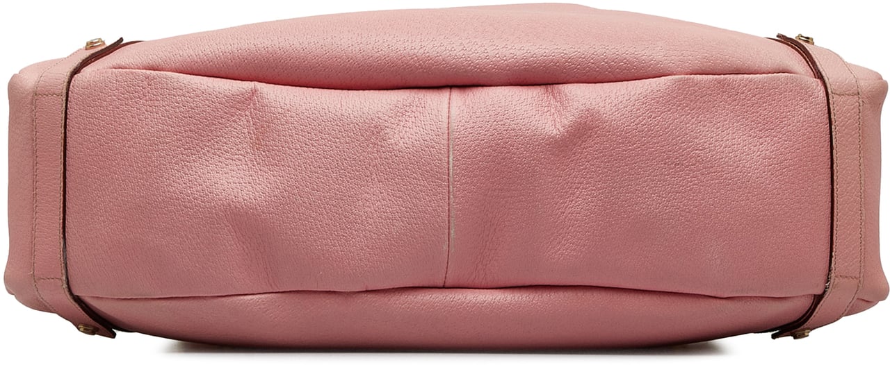 Gucci Leather Abbey D Ring Pelham Shoulder Bag Roze