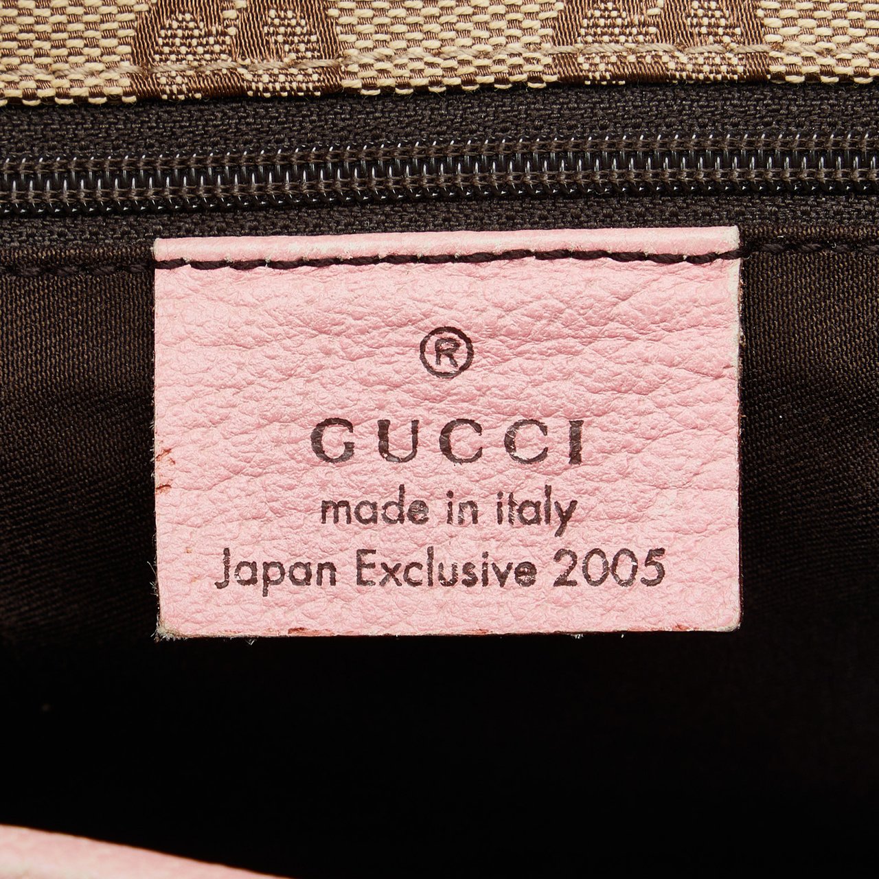 Gucci Leather Abbey D Ring Pelham Shoulder Bag Roze