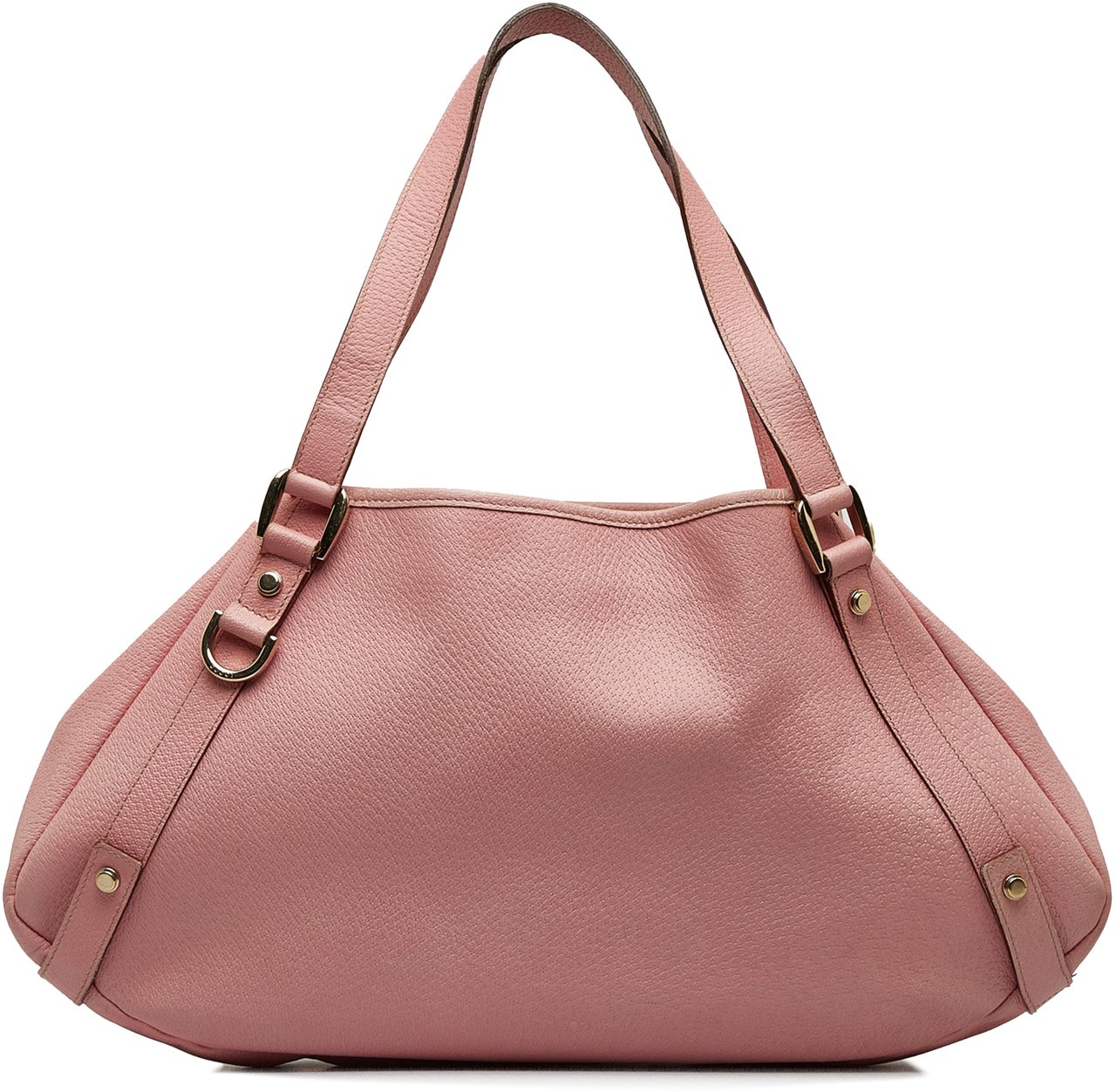 Gucci Leather Abbey D Ring Pelham Shoulder Bag Roze