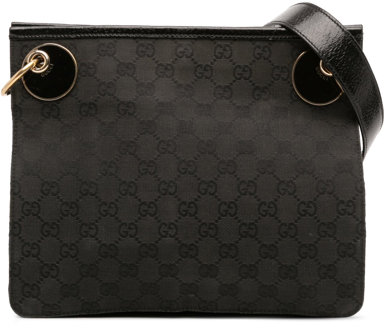 Gucci GG Canvas Eclipse Crossbody Zwart