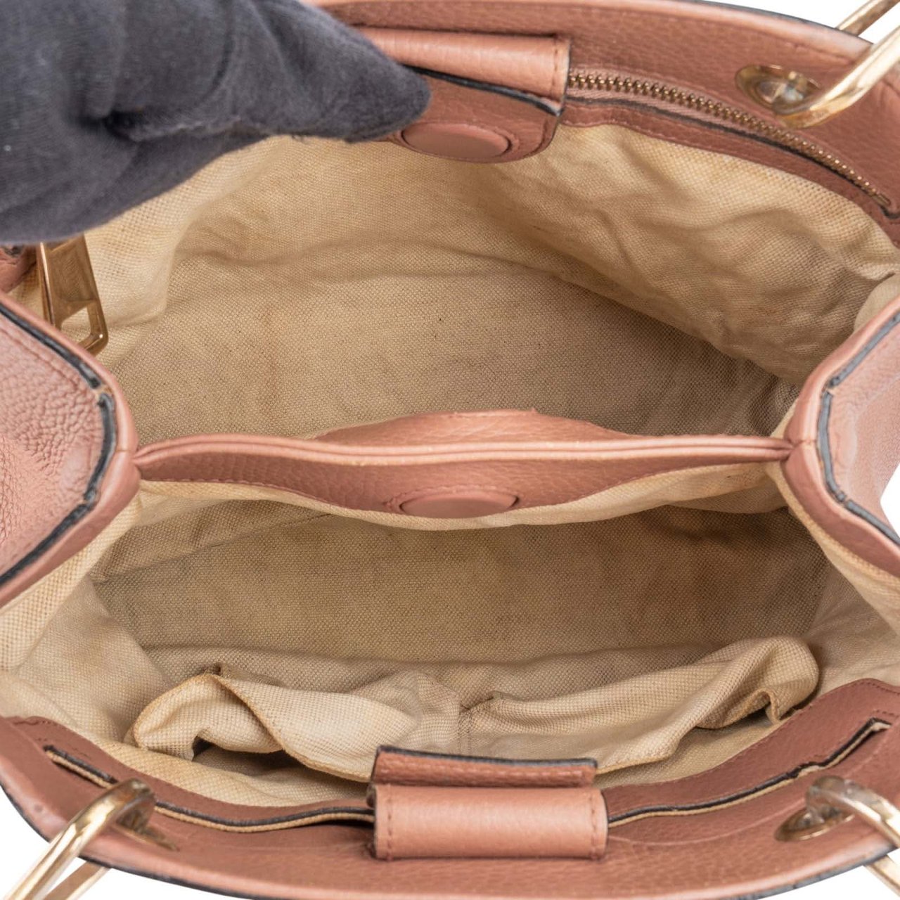 Gucci Gucci Leather Bamboo Handbag Rood