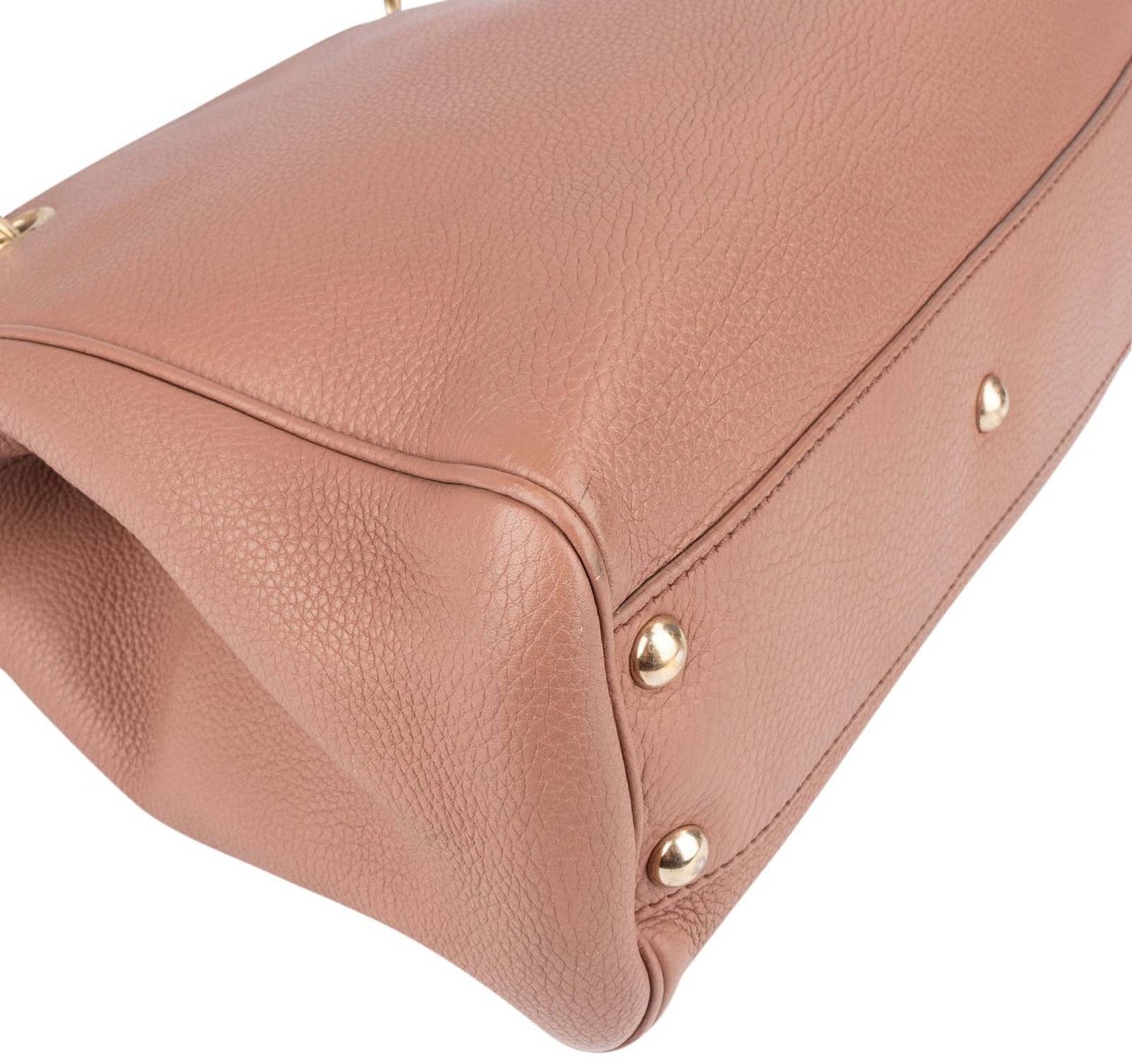 Gucci Gucci Leather Bamboo Handbag Rood