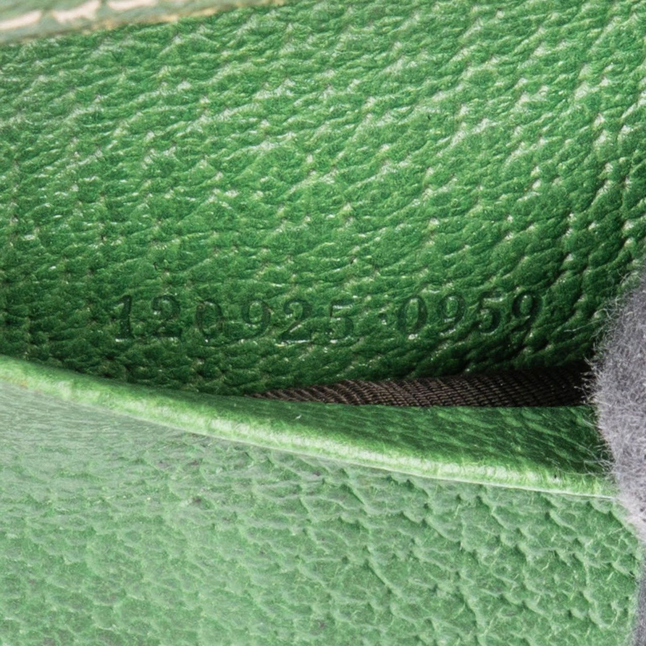 Gucci Gucci Monogram GG Canvas Studded Key Holder Beige