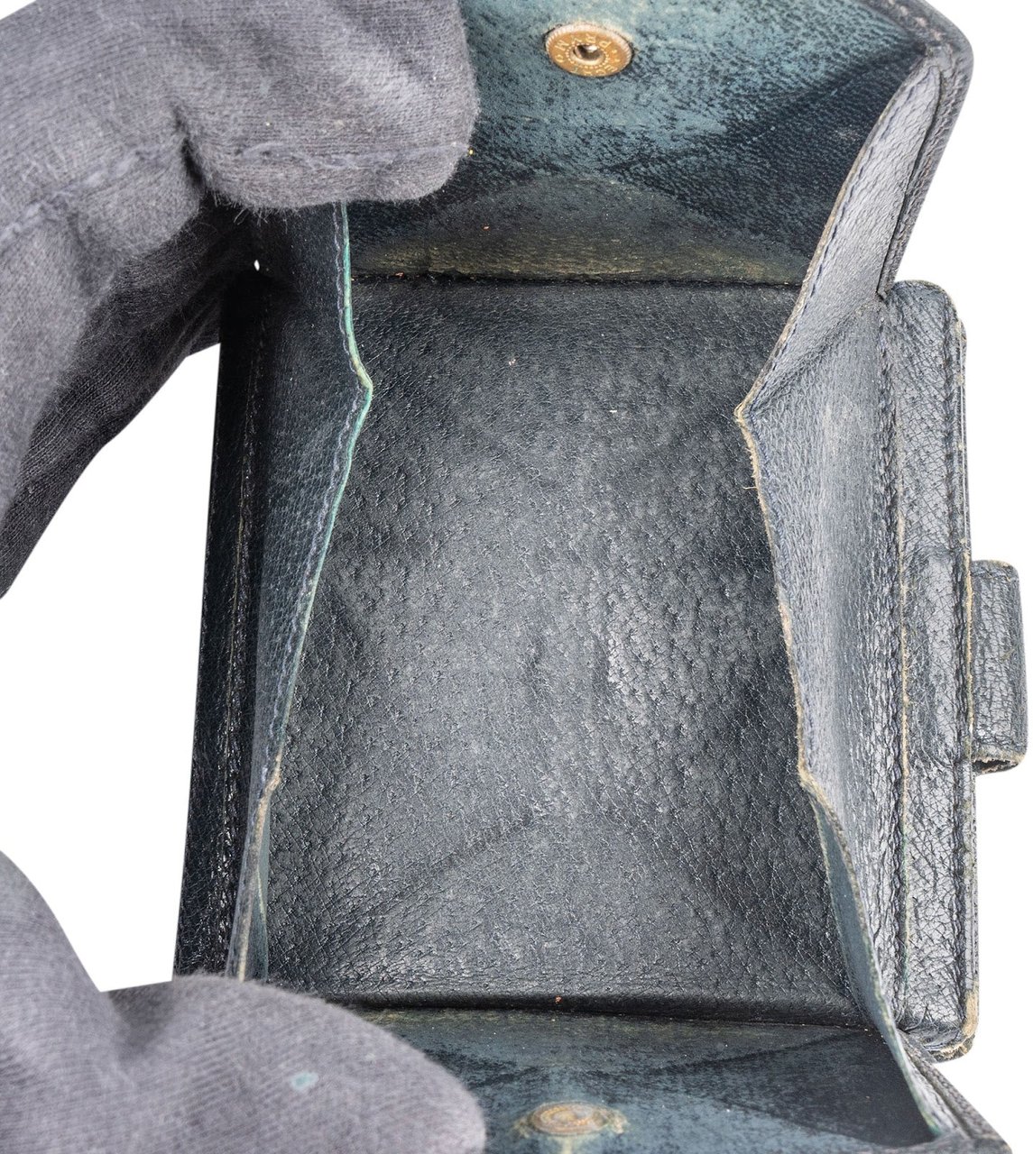 Gucci Gucci Monogram Vintage GG Supreme Web Bifold Wallet Blauw