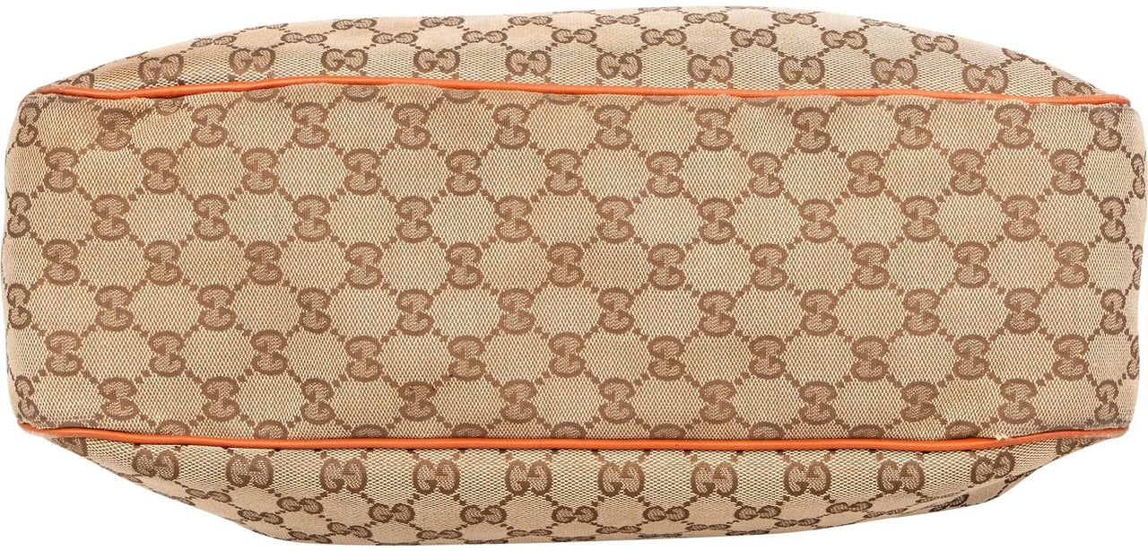 Gucci Gucci Monogram GG Sukey Handbag Bruin