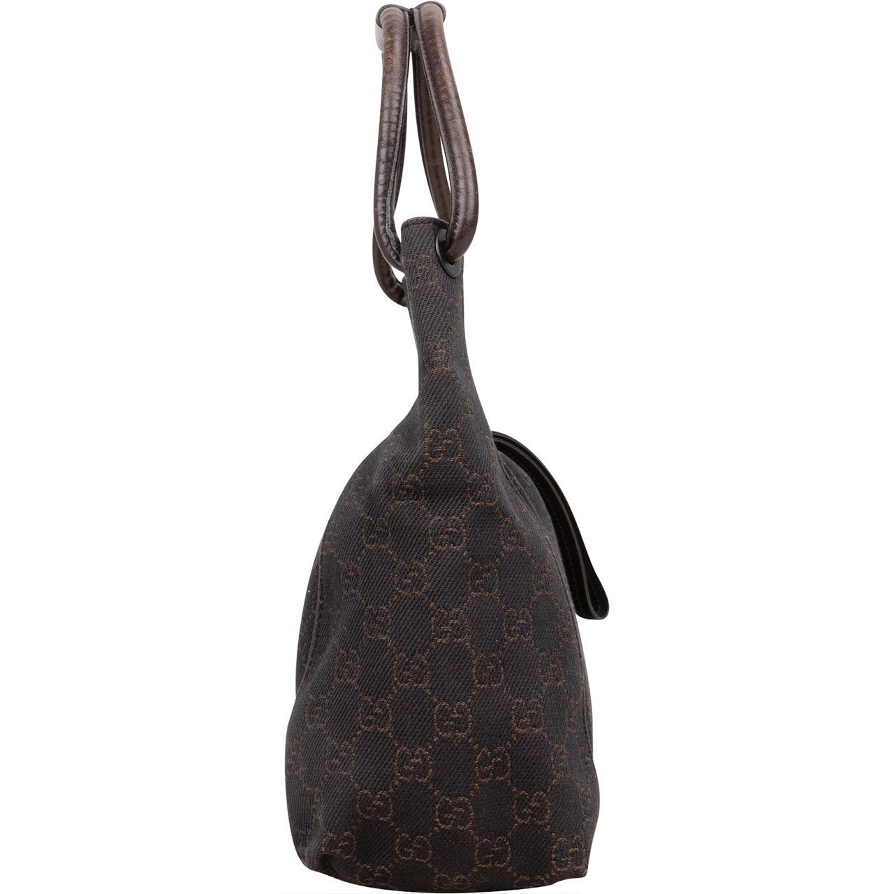 Gucci Gucci Monogram GG Mini Hobo Shoulder Bag Bruin