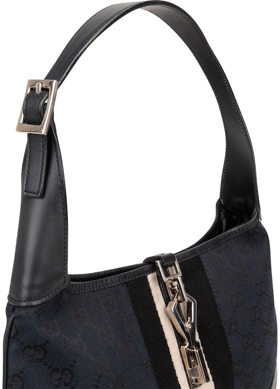Gucci Gucci Monogram GG Jackie Handbag Zwart