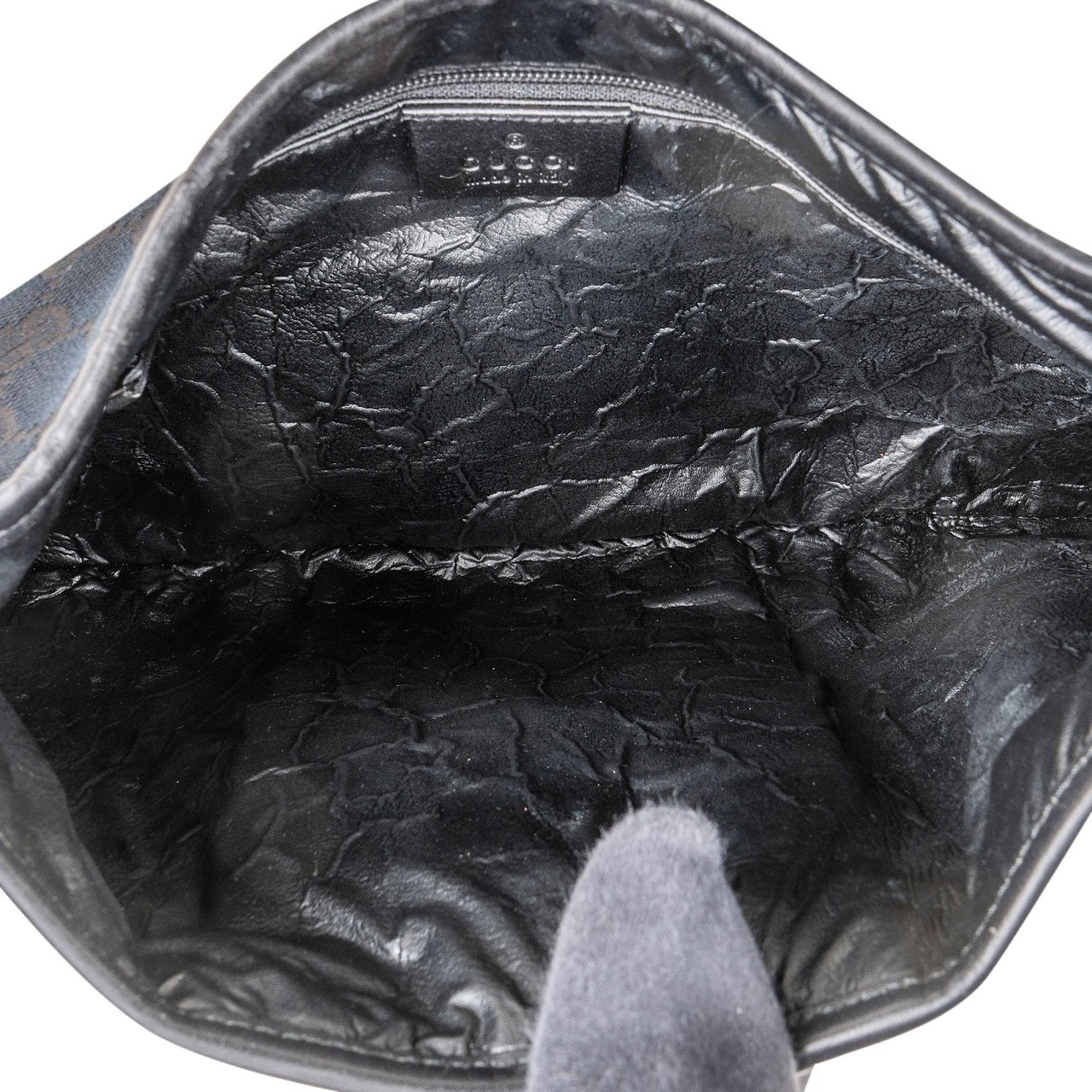 Gucci Gucci Monogram GG Jackie Handbag Zwart