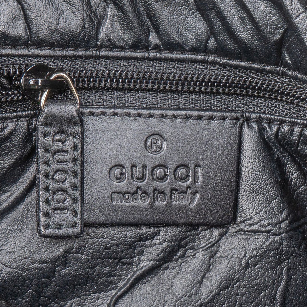 Gucci Gucci Monogram GG Jackie Handbag Zwart