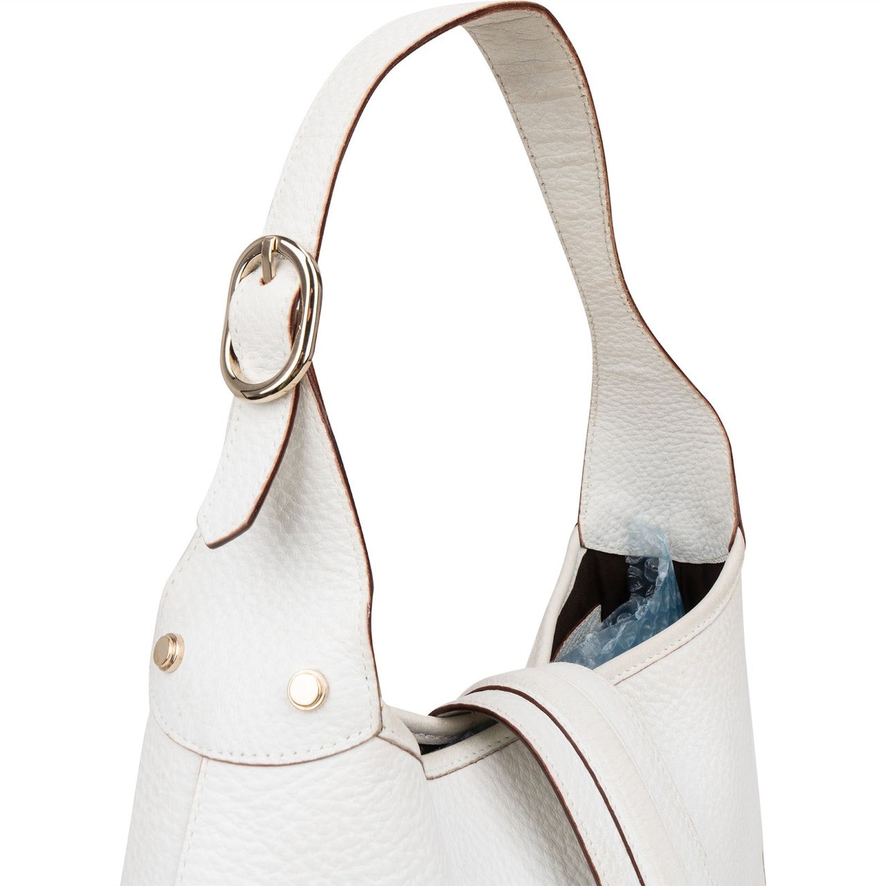 Gucci Gucci White Leather Jackie Shoulder Bag Wit