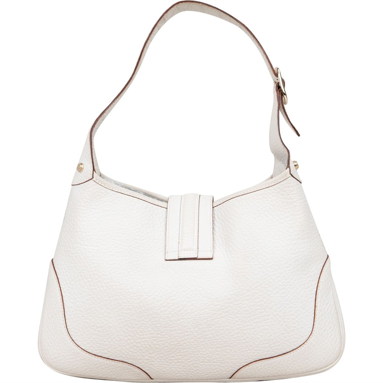 Gucci Gucci White Leather Jackie Shoulder Bag Wit