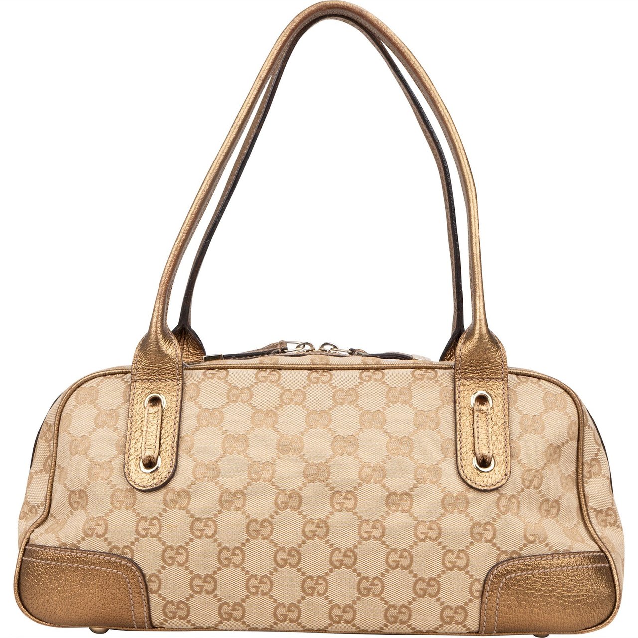 Gucci Gucci Monogram GG Princy Handbag Beige