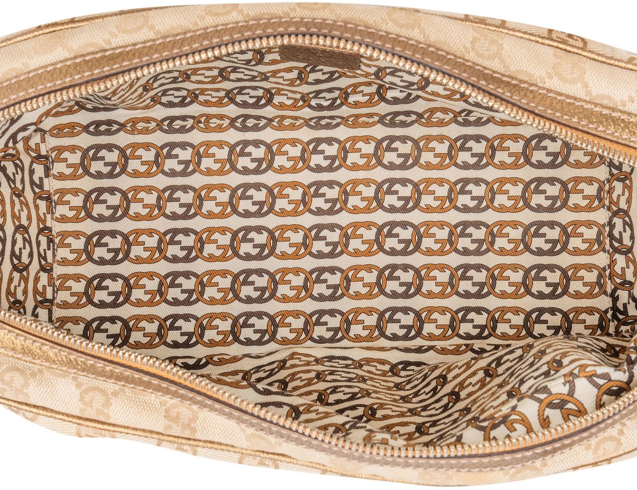 Gucci Gucci Monogram GG Princy Handbag Beige