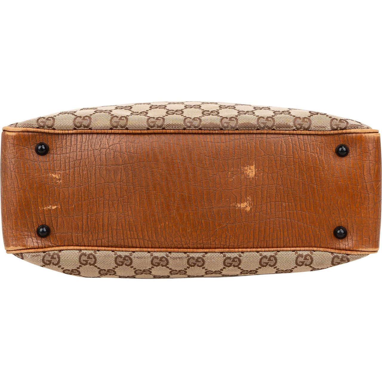 Gucci Gucci Monogram GG Bamboo Handbag Beige