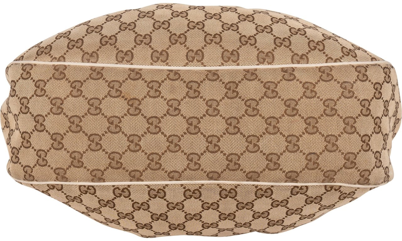 Gucci Gucci Monogram GG Sukey Handbag Bruin