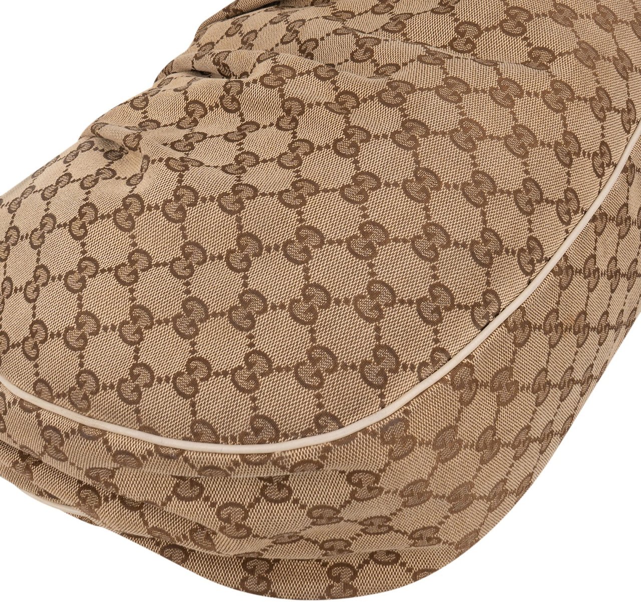 Gucci Gucci Monogram GG Sukey Handbag Bruin