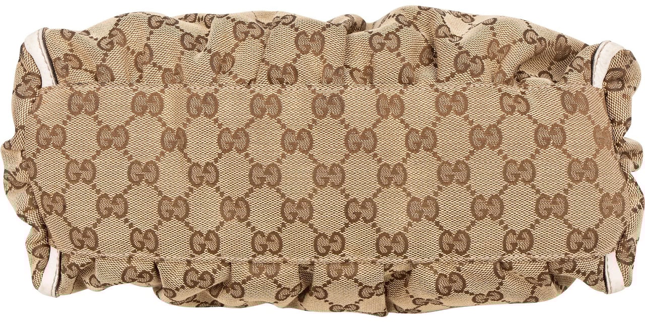 Gucci Gucci Monogram GG Abbey Handbag Bruin