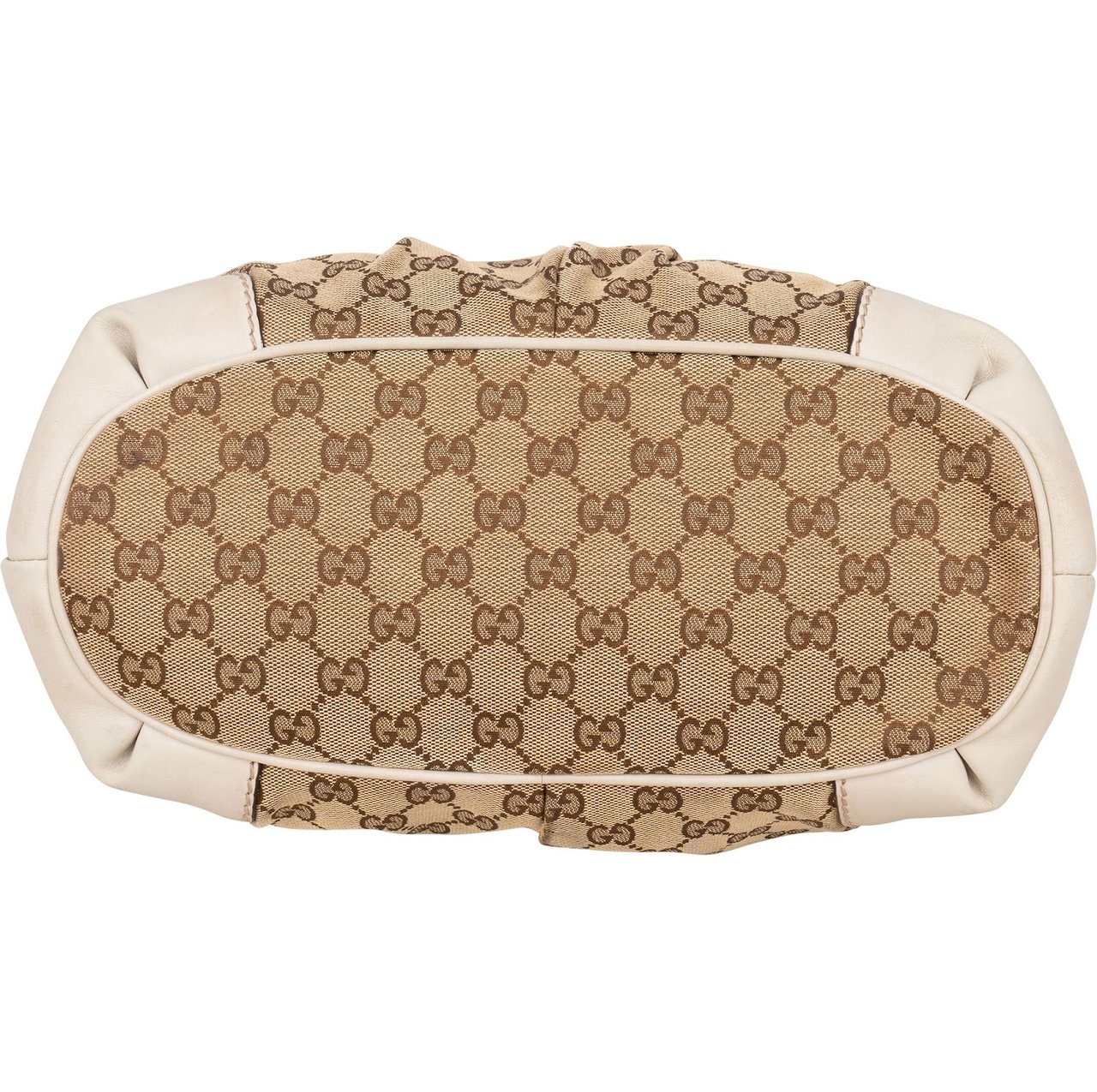 Gucci Gucci Monogram GG Sukey Handbag Bruin