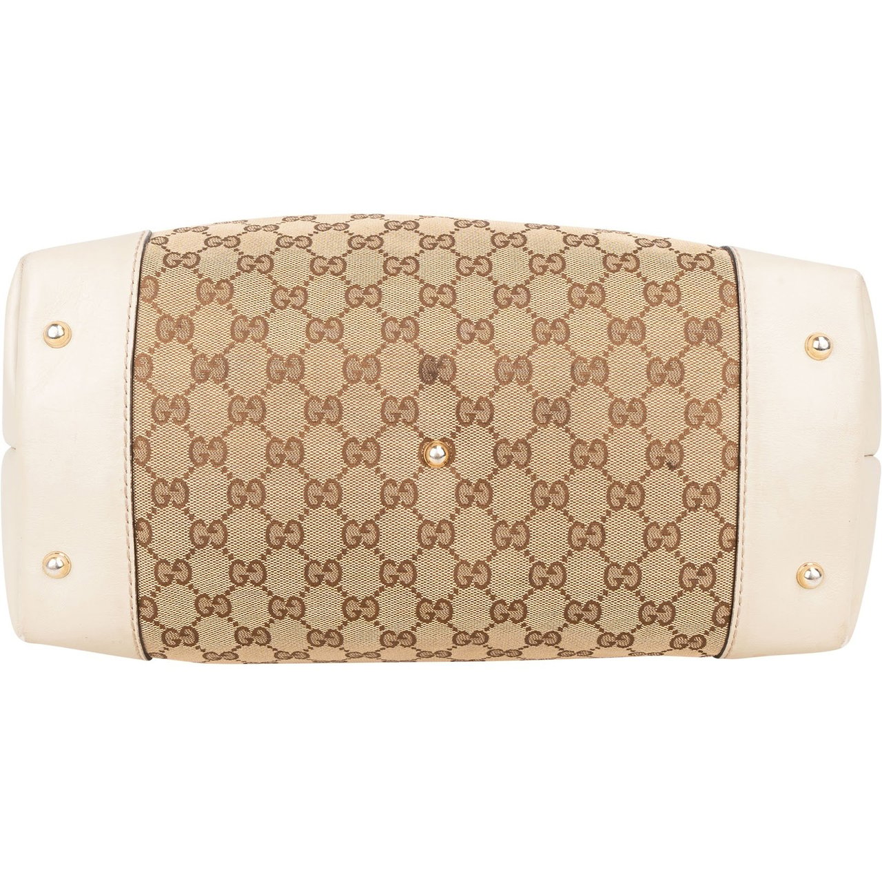 Gucci Monogram GG Charmy Tote Handbag Bruin