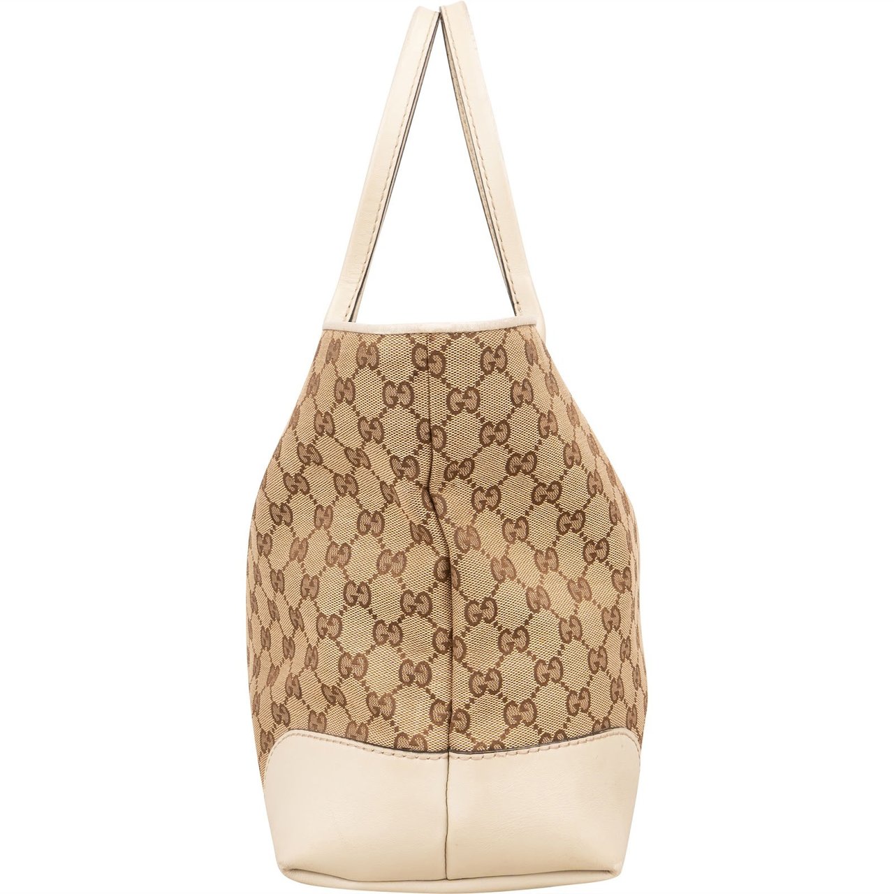 Gucci Monogram GG Charmy Tote Handbag Bruin