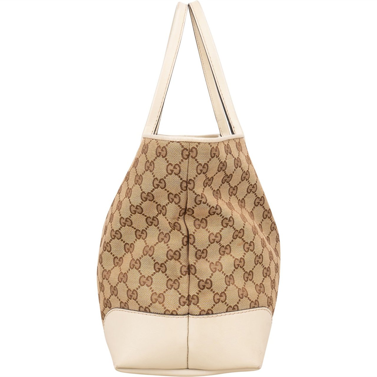 Gucci Monogram GG Charmy Tote Handbag Bruin