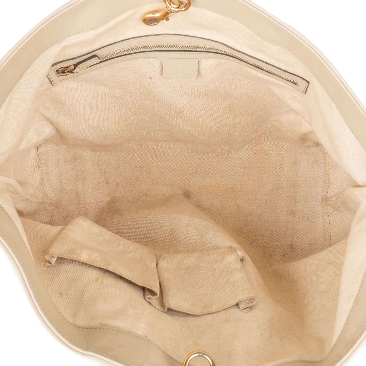 Gucci Gucci Monogram GG Charmy Tote Handbag Bruin