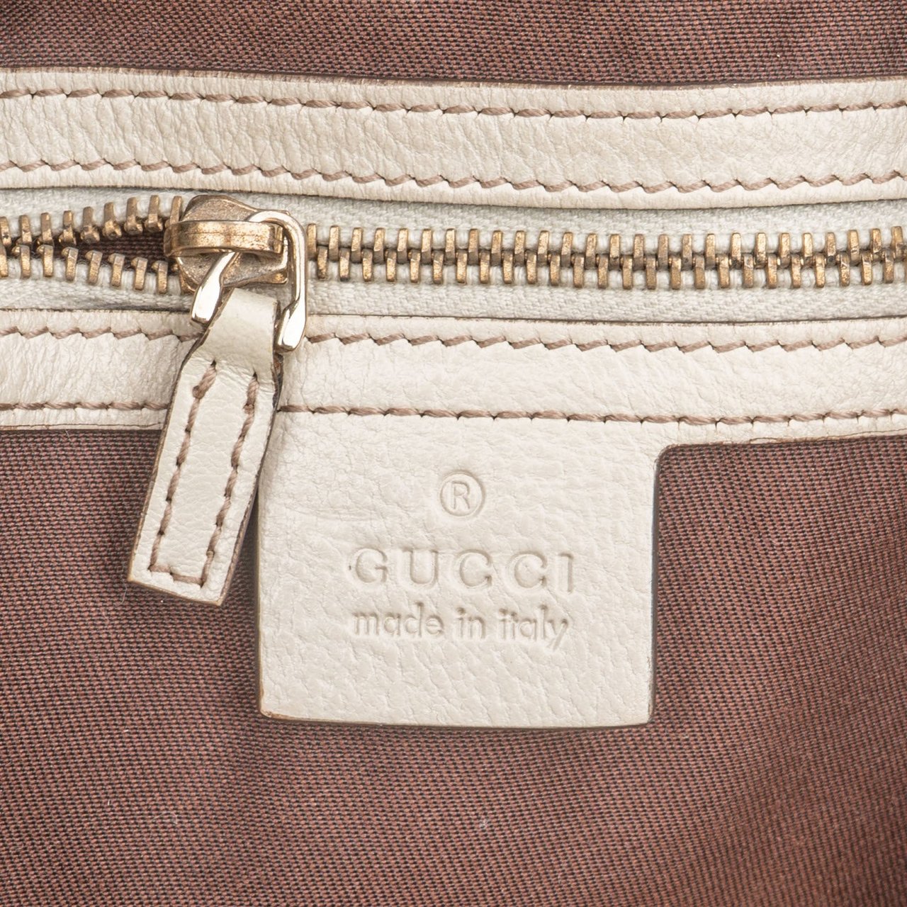 Gucci Gucci Monogram GG Canvas Charlotte Hobo Shoulder Bag Beige