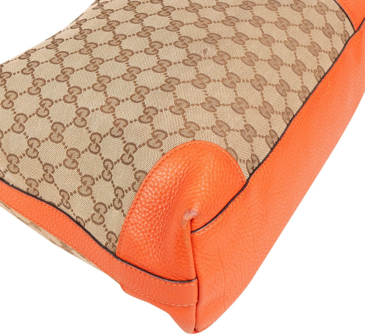 Gucci Gucci Monogram GG Bree Hobo Shoulder Bag Bruin