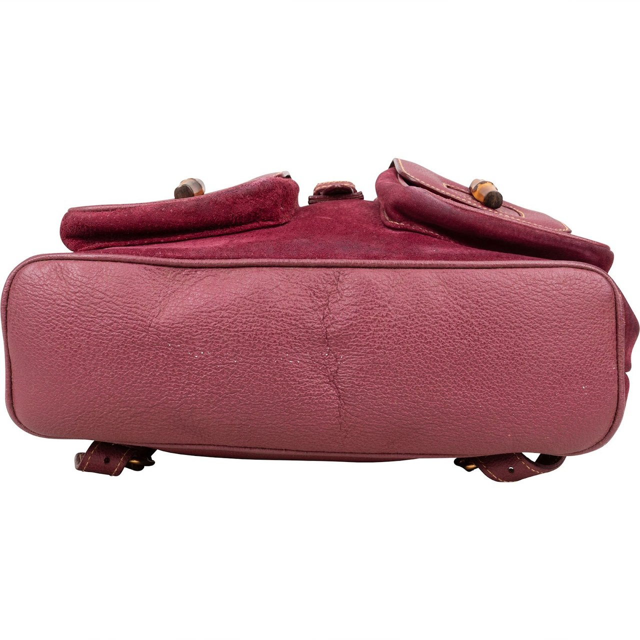 Gucci Gucci Suede Bamboo Backpack Divers