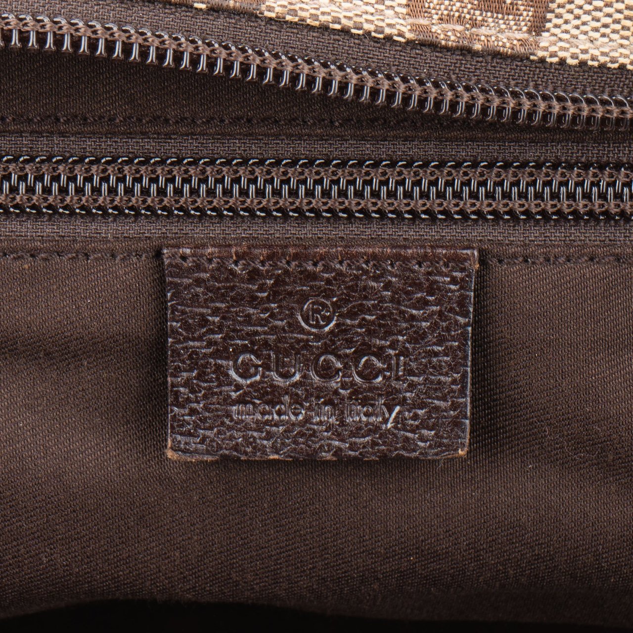 Gucci Gucci GG Monogram Handbag Bruin
