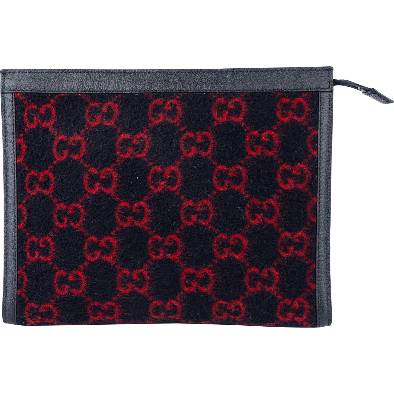 Gucci Gucci GG Wool Monogram Clutch Divers