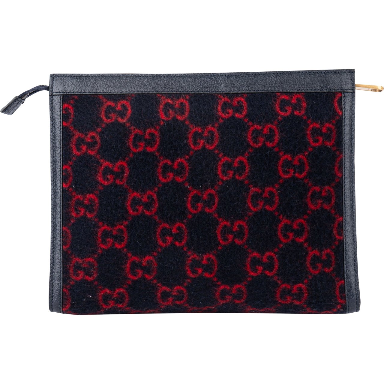 Gucci Gucci GG Wool Monogram Clutch Divers