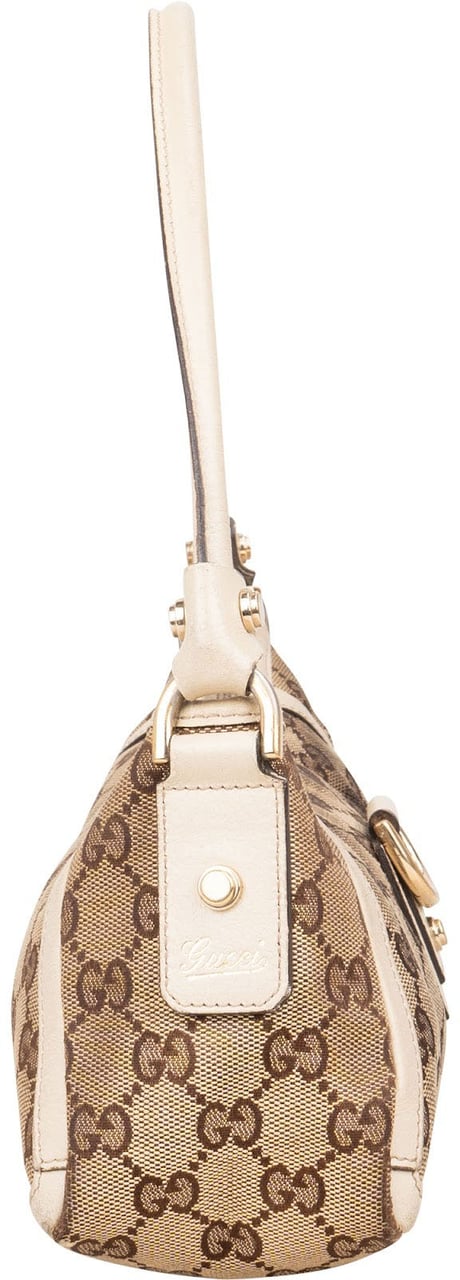 Gucci Gucci Monogram GG Abbey Shoulder Bag Bruin