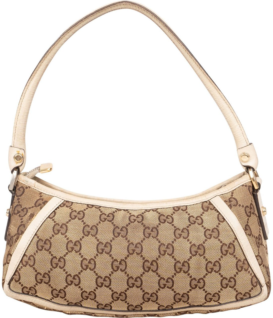 Gucci Gucci Monogram GG Abbey Shoulder Bag Bruin