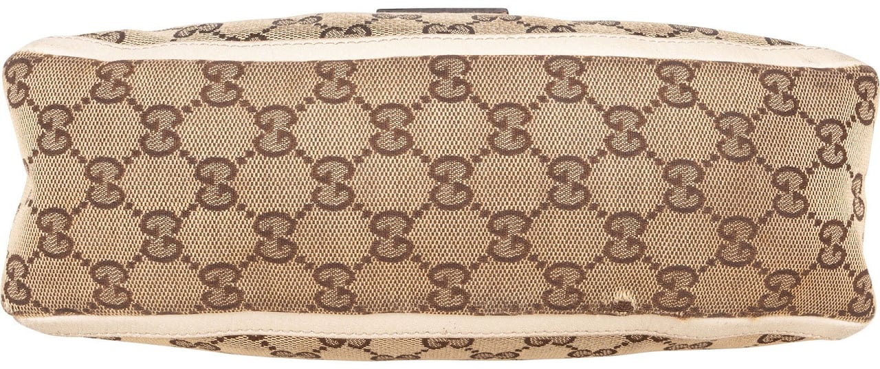 Gucci Gucci Monogram GG Abbey Shoulder Bag Bruin