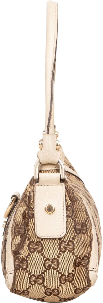 Gucci Gucci Monogram GG Abbey Shoulder Bag Bruin