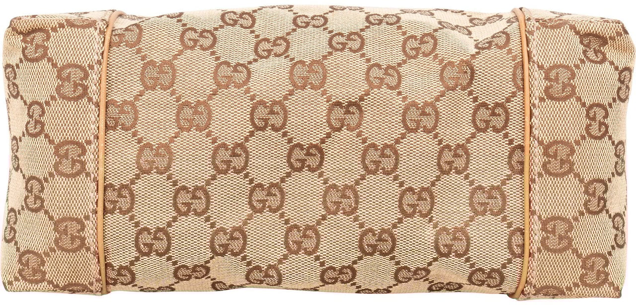 Gucci Gucci Monogram GG Hobo Handbag Beige