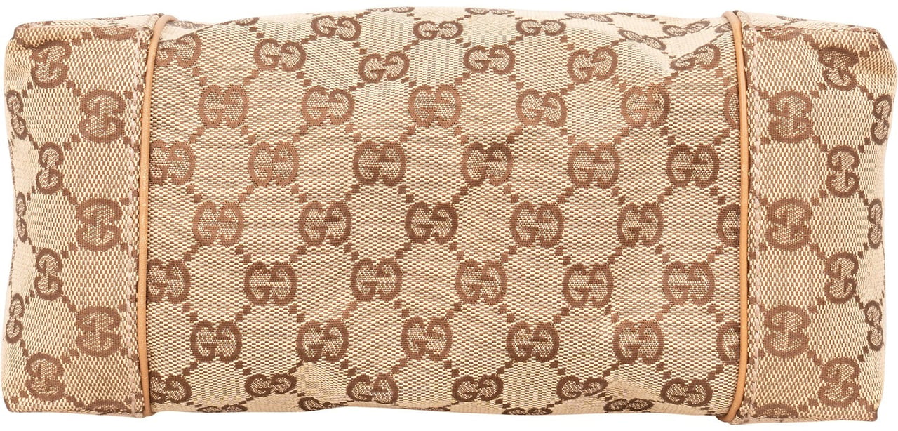 Gucci Monogram GG Hobo Handbag Beige